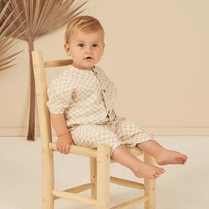 Rylee + Cru Hayes Jumpsuit Dove Check